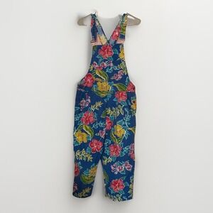 Agapo Floral Overalls Women S Bib Tropical Hawaiian Jumpsuit Cottagecore Beachy